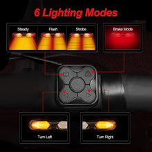 Load image into Gallery viewer, Turn Signals For Bicycle Light Bicycle Taillight Led Light With USB Charging Bicycle Lighting Safety Warning Brake Light Remote Control Bike Rear Light Back USB Rechargeable Safety Warning Cycling Light Fits On Any Road Bicycle

