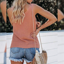 Load image into Gallery viewer, Tutorutor Women's Sleeveless V Neck Sweater
