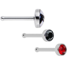 Load image into Gallery viewer, 20G Licensed NFL Atlanta Falcons Logo Nose Bone 3 Pack Set
