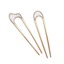 Load image into Gallery viewer, U Shape Hair Sticks Women Hairclip Simplicity Colorful Girls Hairpins Hair Sticks Hair Accessories Headwear French Hair Pin Hairstyle Chignon for Women
