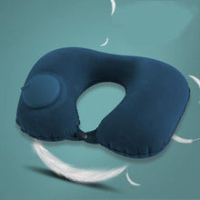 Load image into Gallery viewer, U-Shape Travel Pillow For Airplane Inflatable Neck Pillow Travel Accessories Comfortable Sleep Pillows Travel Accessories Comfortable Sleep Pillows Inflatable Neck Pillow Inflatable U Shaped Travel Pillow Car Head Neck Rest Air Cushion For Travel
