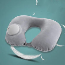 Load image into Gallery viewer, U-Shape Travel Pillow For Airplane Inflatable Neck Pillow Travel Accessories Comfortable Sleep Pillows Travel Accessories Comfortable Sleep Pillows Inflatable Neck Pillow Inflatable U Shaped Travel Pillow Car Head Neck Rest Air Cushion For Travel
