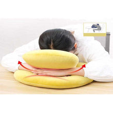 Load image into Gallery viewer, U-Shaped Desk Nap Pillow Neck Supporter Seat Cushion Headrest Travel Airplane Nap Pad  with Arm Rest Travel Pillow for Neck and Head  Comfort for Airplane Car and Desk Memory Foam Neck Pillow, Travel Pillow for Airplanes Car Camping Office School
