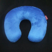 Load image into Gallery viewer, U Shaped Travel Pillow Car Air Flight Inflatable Pillows Neck Support Headrest Cushion Soft Nursing Cushion Black Memory Foam U-Shaped pillow Slow Rebound Neck Pillow Nap Airplane Pillow Travel Cartoon Memory U-Shaped Headrest
