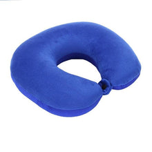 Load image into Gallery viewer, U Shaped Travel Pillow Particles Neck Car Plane Pillows Soft Cushion Home Outdoor Textile Memory Foam U-Shaped Pillow Slow Rebound Neck Pillow Nap Airplane Pillow Sleep With No Neck Pain Super Soft Memory Foam Neck Pillow Easy Washing With Removable Cover
