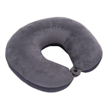 Load image into Gallery viewer, U Shaped Travel Pillow Particles Neck Car Plane Pillows Soft Cushion Home Outdoor Textile Memory Foam U-Shaped Pillow Slow Rebound Neck Pillow Nap Airplane Pillow Sleep With No Neck Pain Super Soft Memory Foam Neck Pillow Easy Washing With Removable Cover
