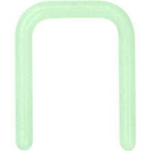 Load image into Gallery viewer, 16G 7/16 Flexible Bioplast Glow Square Septum Retainer
