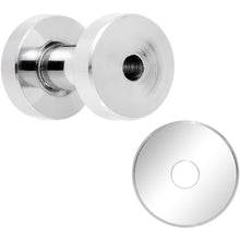 Load image into Gallery viewer, 8G Stainless Steel Screw Fit Tunnel Plug Set
