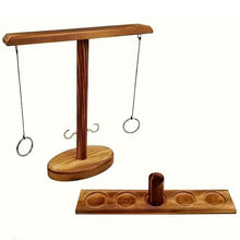 Load image into Gallery viewer, Ultimate Wooden Ring Toss Hook and Ring Indoor Combat Game
