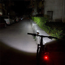Load image into Gallery viewer, Ultra Bright Bicycle Light USB Rechargeable LED Bike Headlight Waterproof Bike Flashlight USB Rechargeable Bike Lights Front And Back 8 LED Bicycle Lights Front 5 Light Modes 15-30 Hours Working Time
