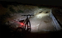 Load image into Gallery viewer, Ultra Bright Bicycle Light USB Rechargeable LED Bike Headlight Waterproof Bike Flashlight USB Rechargeable Bike Lights Front And Back 8 LED Bicycle Lights Front 5 Light Modes 15-30 Hours Working Time
