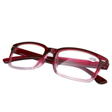 Load image into Gallery viewer, Ultra Light Reading Glasses Presbyopia  Eyeglasses Diopter Reading Glasses For Men Metal Quality Classic Frame Computer Readers Reading Glasses with Comfort Spring Hinges for Men and Women  1.0 1.5 2.0 2.5 3.0
