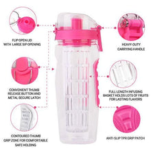 Load image into Gallery viewer, Ultra Portable Fruit Infusing Water Bottle 32oz

