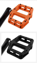 Load image into Gallery viewer, Ultralight Seal Bearings Bicycle Bike Pedals Cycling Nylon Road Pedals Flat Platform Bicycle Parts Accessories Mountain Bike Pedals Ultra Strong Machined Bicycle Flat Alloy Pedals Non-Slip
