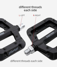 Load image into Gallery viewer, Ultralight Seal Bearings Bicycle Bike Pedals Cycling Nylon Road Pedals Flat Platform Bicycle Parts Accessories Mountain Bike Pedals Ultra Strong Machined Bicycle Flat Alloy Pedals Non-Slip
