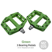 Load image into Gallery viewer, Ultralight Seal Bearings Bicycle Bike Pedals Cycling Nylon Road Pedals Flat Platform Bicycle Parts Accessories Mountain Bike Pedals Ultra Strong Machined Bicycle Flat Alloy Pedals Non-Slip
