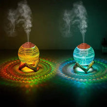Load image into Gallery viewer, Ultrasonic Moon Night Light Humidifier Dimmable USB Humidificador Mist Maker
