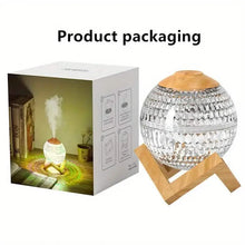 Load image into Gallery viewer, Ultrasonic Moon Night Light Humidifier Dimmable USB Humidificador Mist Maker
