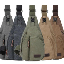 Load image into Gallery viewer, Unique Bag pack Style Vintage New Fashion Chest Shoulder Backpack Fanny Pack Cross body Bags for Men Travel Waist Bag
