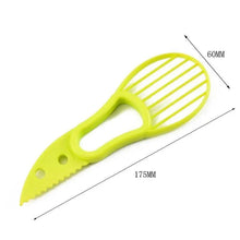 Load image into Gallery viewer, Unique Design 3 In 1 Avocado Slicer Shea Corer Butter Fruit Peeler Cutter Pulp Separator Plastic Knife Kitchen Vegetable Tools Kitchen Gadgets
