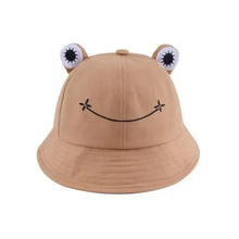 Load image into Gallery viewer, Unique Design Frog Bucket Hat for Women Summer Autumn Plain Female Panama Outdoor Hiking Beach Fishing Cap Sunscreen Woman Sunhat
