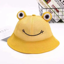 Load image into Gallery viewer, Unique Design Frog Bucket Hat for Women Summer Autumn Plain Female Panama Outdoor Hiking Beach Fishing Cap Sunscreen Woman Sunhat
