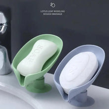 Load image into Gallery viewer, Unique Design Leaf Shape Soap Box Drain Soap Holder Box Bathroom Accessories Toilet Laundry Soap Box Bathroom Supplies Tray Gadgets
