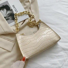 Load image into Gallery viewer, Unique Design Luxury  Pattern Zipper Handbags With Stylish Texture Simple and Small Square Bags for Women
