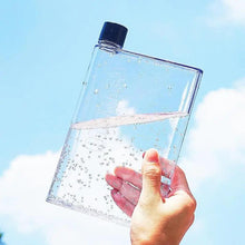 Load image into Gallery viewer, Unique Design Portable Book Paper Cup Botlte Flat Water Bottle Clear Paper Pad Water Bottle Flat Drinks Kettle Notebook Drink Bottle for Water
