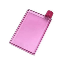Load image into Gallery viewer, Unique Design Portable Book Paper Cup Botlte Flat Water Bottle Clear Paper Pad Water Bottle Flat Drinks Kettle Notebook Drink Bottle for Water
