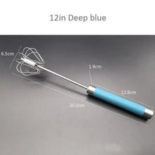 Load image into Gallery viewer, Unique Design Semi-automatic Egg Beater 304 Stainless Steel Egg Whisk Manual Hand Mixer Self Turning Egg Stirrer Kitchen Accessories Egg Tools
