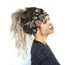 Load image into Gallery viewer, Unique Design Women's Summer Hair Bands Print Headband Stylish Cross Turban Bandanas Hair Accessories Headwrap Headwear Gift
