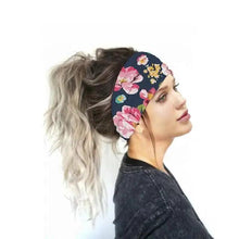 Load image into Gallery viewer, Unique Design Women's Summer Hair Bands Print Headband Stylish Cross Turban Bandanas Hair Accessories Headwrap Headwear Gift
