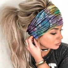 Load image into Gallery viewer, Unique Design Women's Summer Hair Bands Print Headband Stylish Cross Turban Bandanas Hair Accessories Headwrap Headwear Gift
