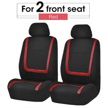Load image into Gallery viewer, Unique Flat Cloth Car Seat Cover Detachable Headrests Solid Bench Flat Cloth Car Seat Cover Car Seat Covers Full Set Flat Cloth Full Set Car Seat Covers Front Rear Split Bench Protection Interior Accessories Universal Car Seat Cover Universal Fit for Cars
