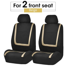 Load image into Gallery viewer, Unique Flat Cloth Car Seat Cover Detachable Headrests Solid Bench Flat Cloth Car Seat Cover Car Seat Covers Full Set Flat Cloth Full Set Car Seat Covers Front Rear Split Bench Protection Interior Accessories Universal Car Seat Cover Universal Fit for Cars
