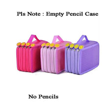 Load image into Gallery viewer, Unique Purple Cute Big 36/48/72 Holes Stationery Students Pencil Case High Quality Large Capacity Pencil Box
