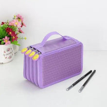 Load image into Gallery viewer, Unique Purple Cute Big 36/48/72 Holes Stationery Students Pencil Case High Quality Large Capacity Pencil Box
