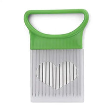 Load image into Gallery viewer, Unique Style 1PC Stainless Steel Onion Needle Onion Holder Handheld Simple Slicer Fruit Vegetable Cutter Potato Kitchen Tool Bar Accessories
