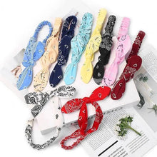 Load image into Gallery viewer, Unique Style Women's Soft Solid Print Headbands Vintage Cross Knot Elastic Hairbands Bandanas Girls Hair Bands Hair Accessories
