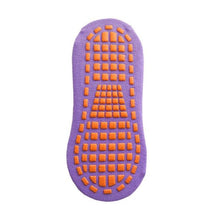 Load image into Gallery viewer, Unisex Anti-Slip Sock Trampoline Sock Cotton Breathable Short Socks Elasticity Yoga Pilates Hospital Socks Cushioned Sole Grip Socks for Kids And Adults
