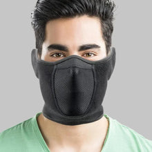 Load image into Gallery viewer, Unisex Breathable Black Half Ski Windproof Sport Mask Face Cover Ear Warmer For Winter Weather Men Running Thermal Masks Scarf Snowboard Ski Mask Neck Warmer

