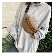 Load image into Gallery viewer, Unisex Casual Canvas Waist Bag Functional Comfortable Waist Bag Classic Waterproof Cross Body Traveling Bag
