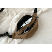 Load image into Gallery viewer, Unisex Casual Canvas Waist Bag Functional Comfortable Waist Bag Classic Waterproof Cross Body Traveling Bag
