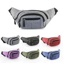 Load image into Gallery viewer, Unisex Casual Chest Belt Simple Waist Bag Adjustable Fanny Pack Pouch Outdoors Traveling Bag
