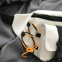 Load image into Gallery viewer, Unisex Casual Stylish Zipper Fanny Black Waist Bag Comfortable Travel Cross Body Bag Large Capacity Bags
