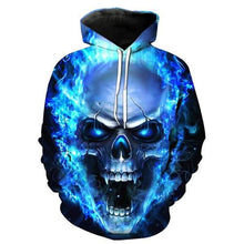 Load image into Gallery viewer, Unisex Characters Skull 3D Printed Hoodies
