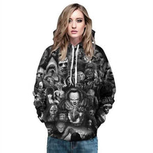Load image into Gallery viewer, Unisex Characters Skull 3D Printed Hoodies
