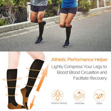 Load image into Gallery viewer, Unisex Copper Compression Socks
