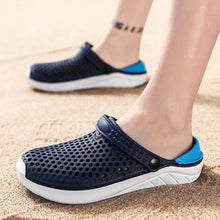 Load image into Gallery viewer, Unisex Fashion Beach Sandals Thick Sole Slipper Waterproof Anti-Slip Sandals Flip Flops Breathable Uppers Quick-Drying Garden Sandals Beach Slippers Slip On Clogs
